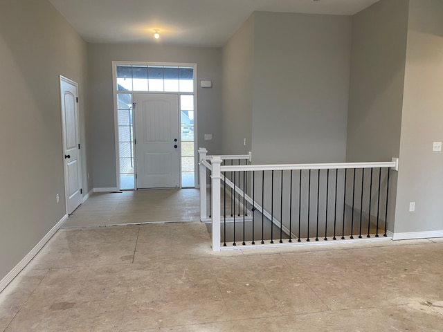 view of entrance foyer