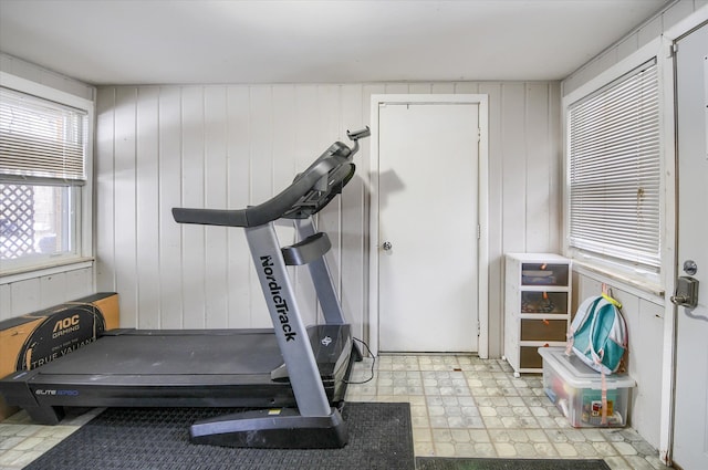 view of workout room