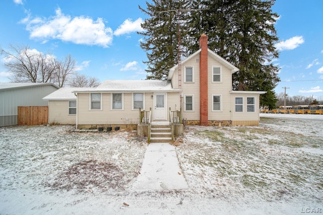 view of front of house