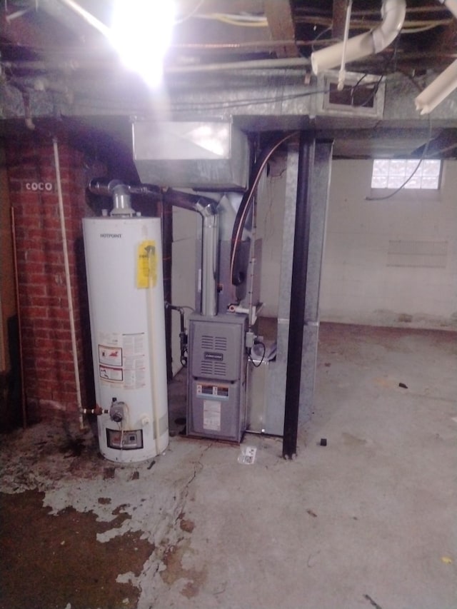 utilities with gas water heater