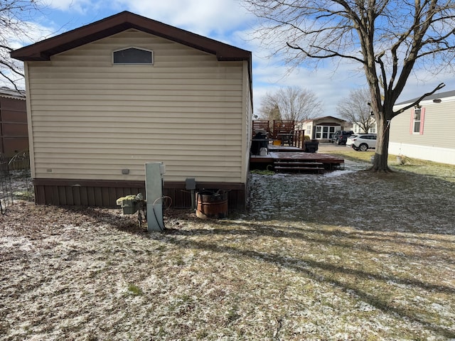 view of home's exterior