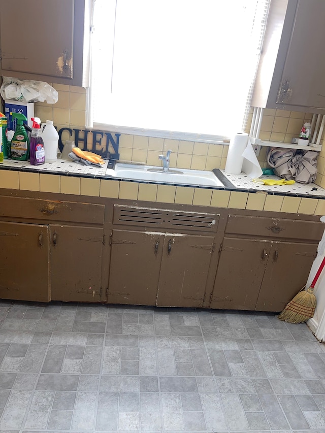 kitchen with sink