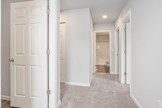 8745 E Sturtevant Ave, Richland, MI 49083 - hallway with carpet flooring and baseboards