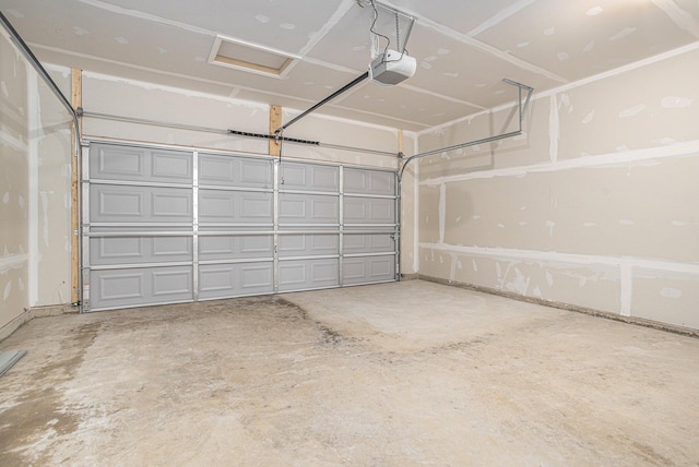 8745 E Sturtevant Ave, Richland, MI 49083 - garage with a garage door opener