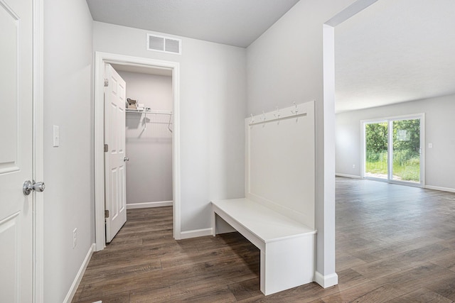 8745 E Sturtevant Ave, Richland, MI 49083 - mudroom with wood finished floors and baseboards