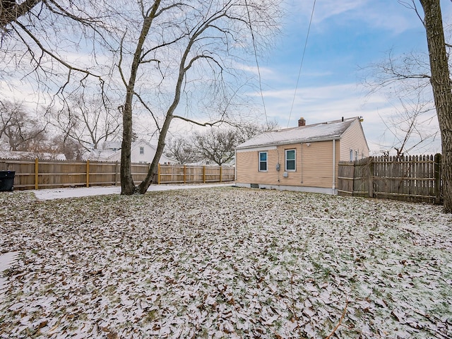 view of back of property