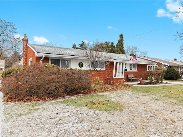 view of ranch-style house