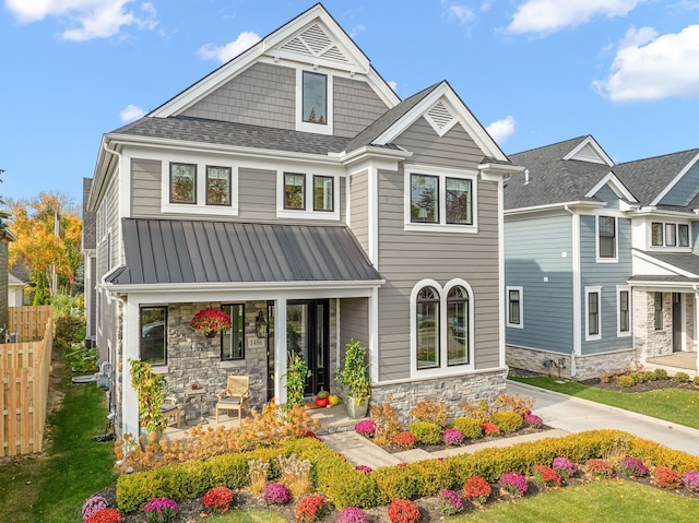 craftsman house with a porch