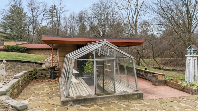 view of outbuilding