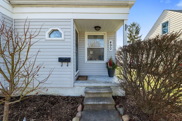 view of entrance to property