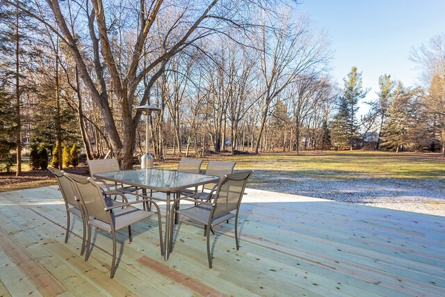 view of deck