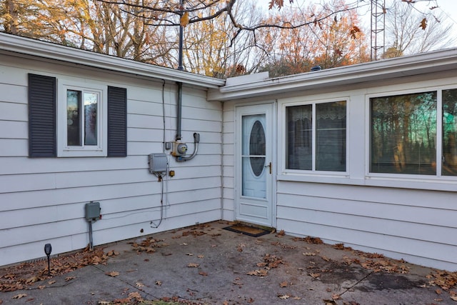 exterior space with a patio area