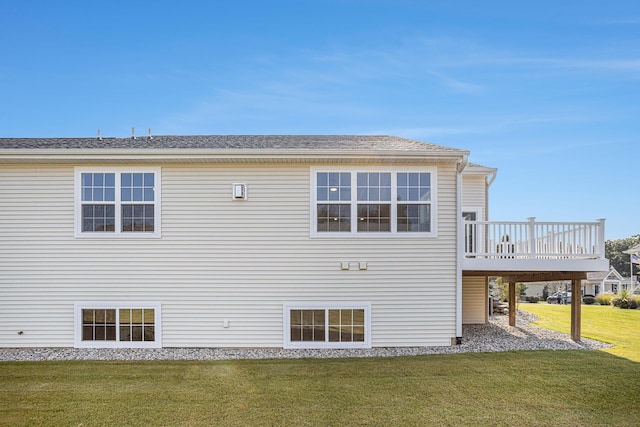 2519 Hunters Run Unit 101, Kalamazoo, MI 49048 - back of house featuring a yard and a deck
