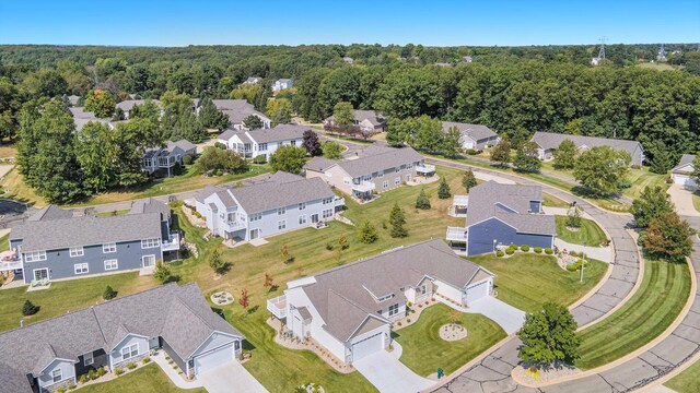 2519 Hunters Run Unit 101, Kalamazoo, MI 49048 - birds eye view of property