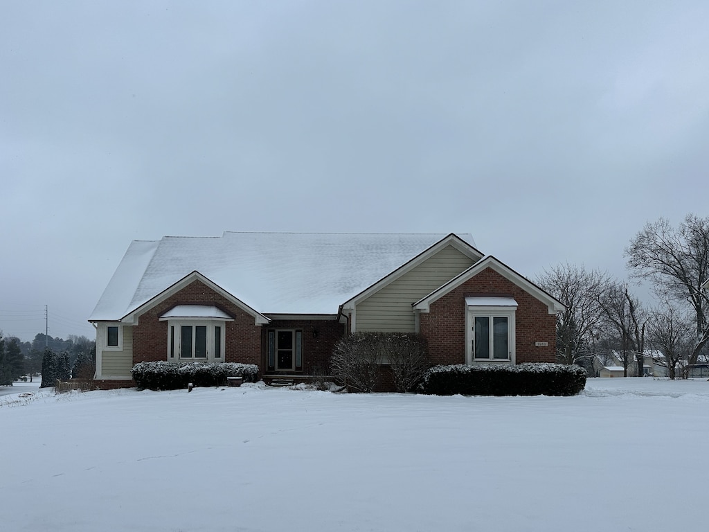 view of ranch-style home