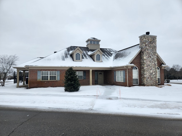 view of front of home