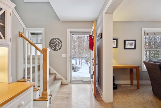 view of entrance foyer