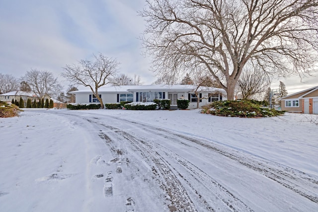 view of ranch-style home