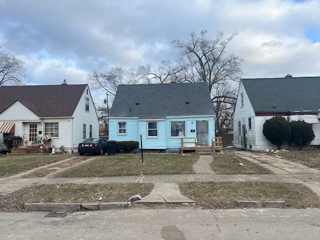 view of bungalow-style home