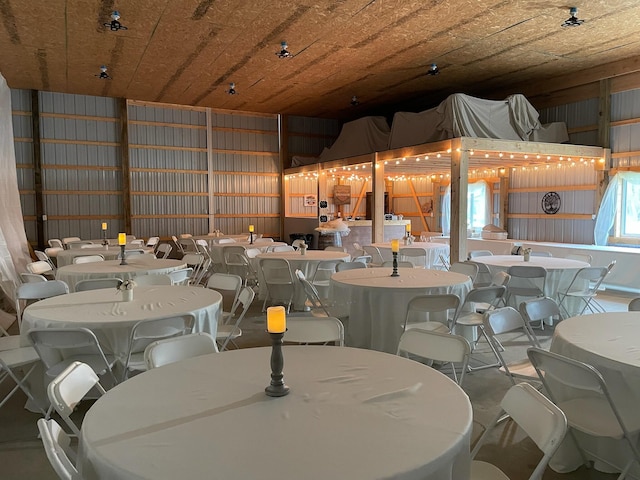 view of dining room