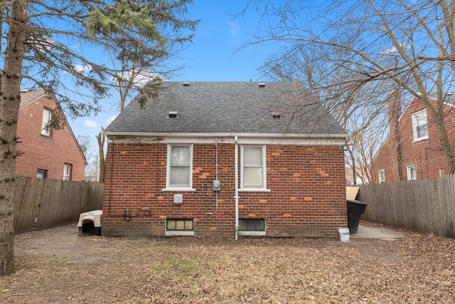 view of rear view of property