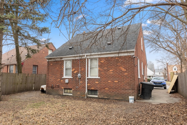 view of side of home