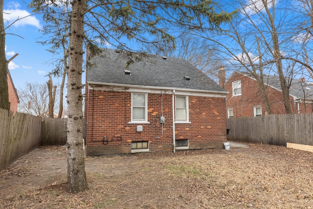 view of rear view of house