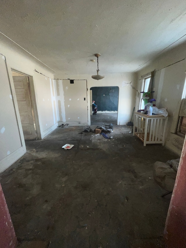 view of unfurnished living room