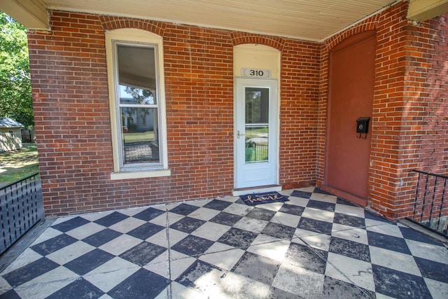 view of entrance to property