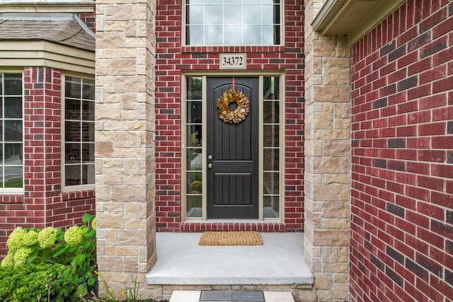 view of entrance to property