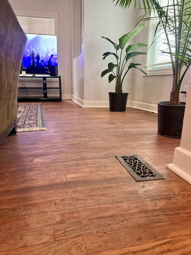 interior space featuring hardwood / wood-style flooring