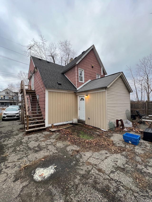 view of rear view of house