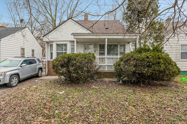 bungalow with a porch