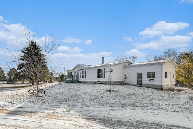 view of manufactured / mobile home