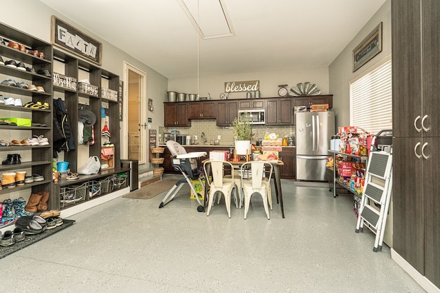 view of dining space