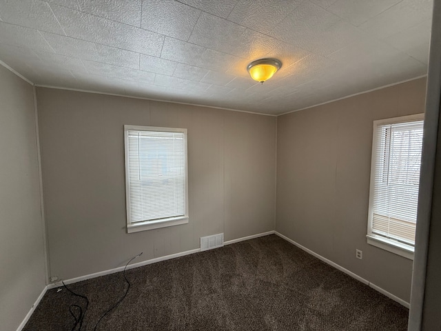 empty room with carpet floors