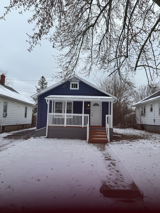 view of bungalow-style house