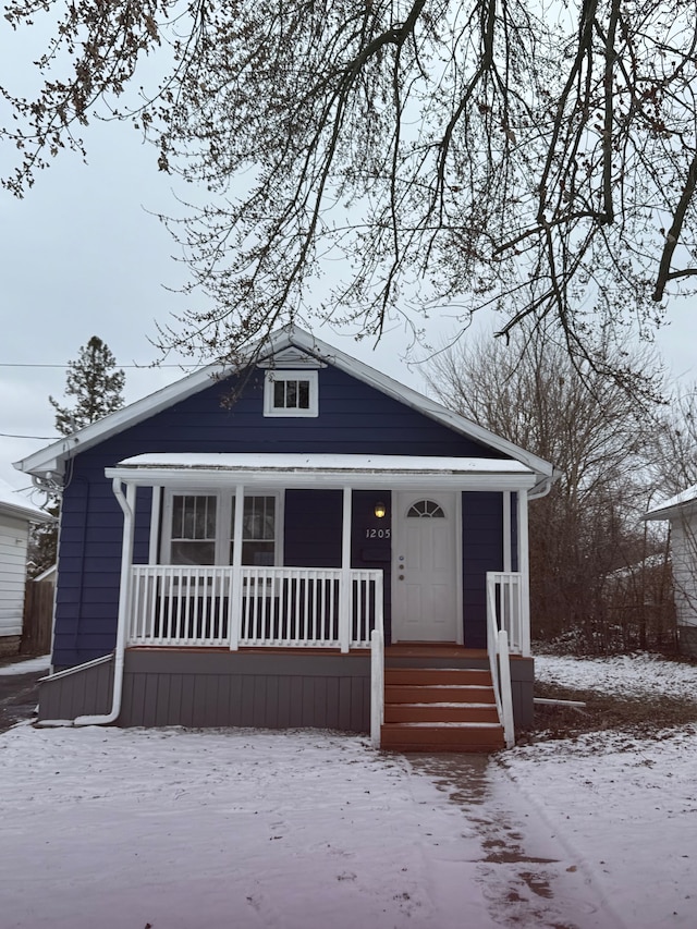 view of bungalow