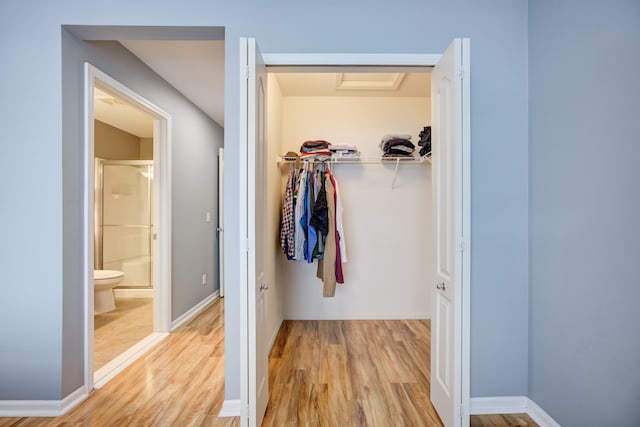 view of closet