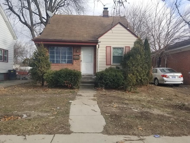 view of bungalow-style home