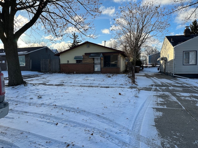 view of front of house