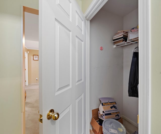 view of closet