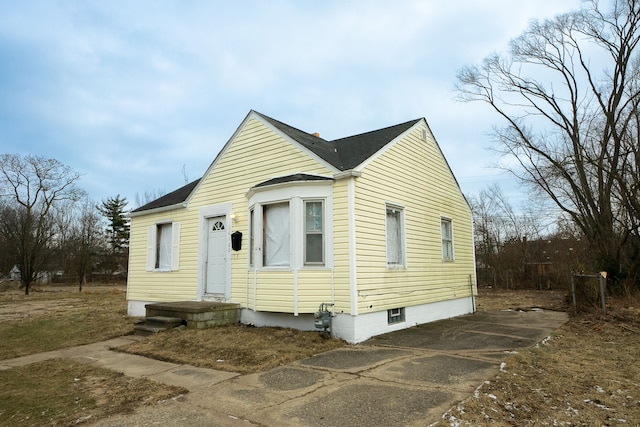 view of front of home