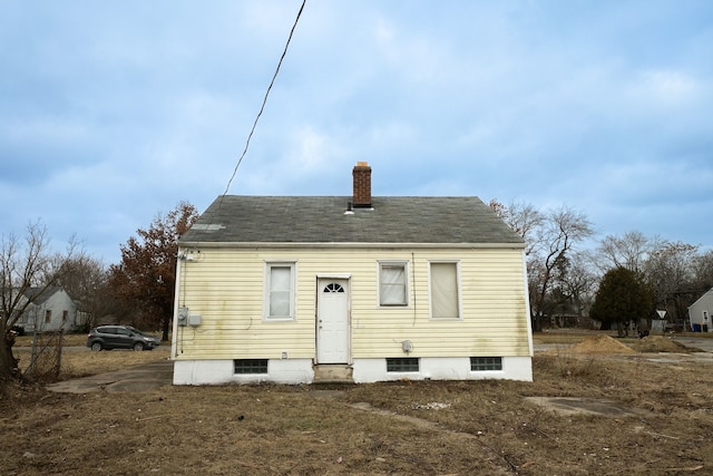 view of back of property