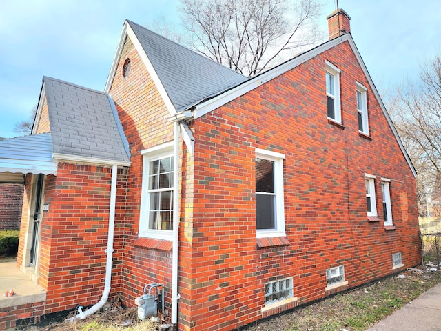 view of home's exterior