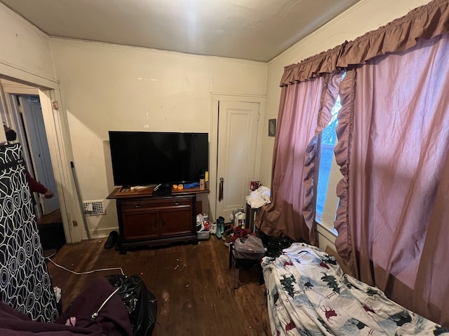 bedroom featuring hardwood / wood-style flooring