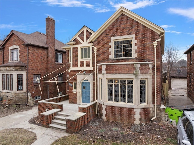 view of front property featuring ac unit