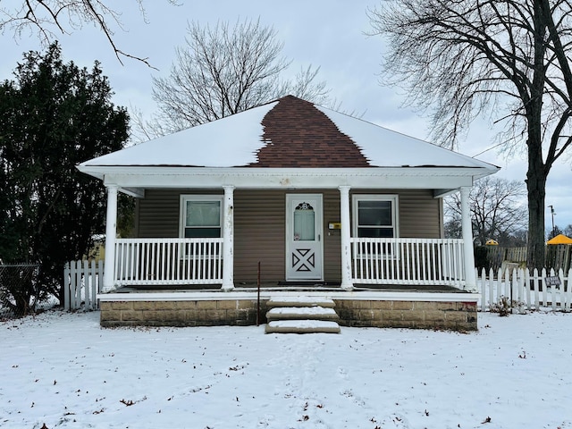 view of bungalow-style house