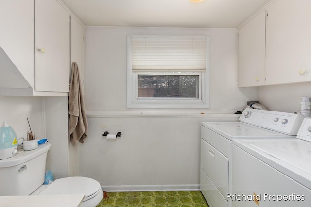 laundry room featuring washer and dryer