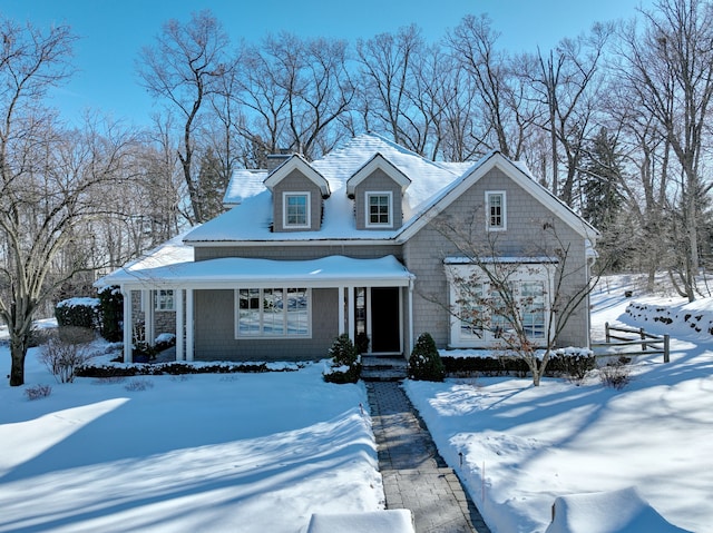 view of front of property